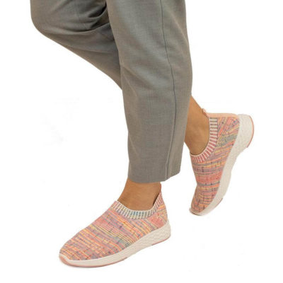 zapatilla deportiva calcetin multicolor