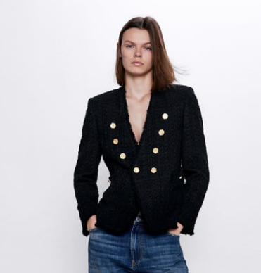 blazer negra cenas de navidad